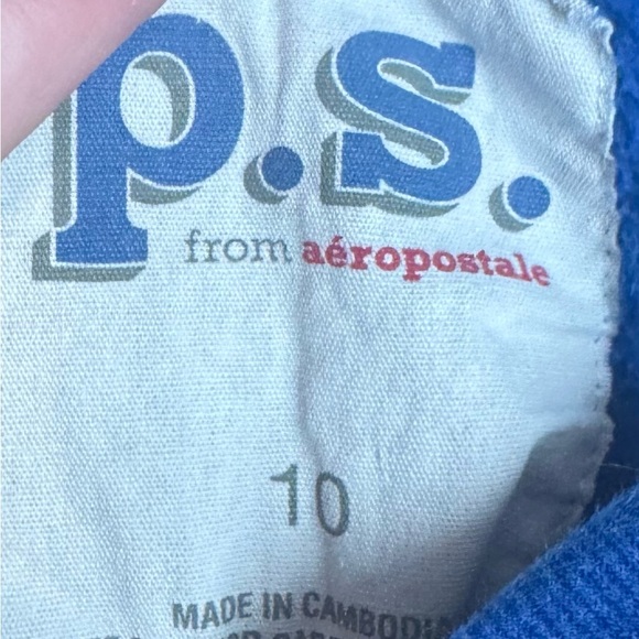 Boys Aeropostle Blue Hooded Sweatshirt, sz 10 - Picture 4 of 4